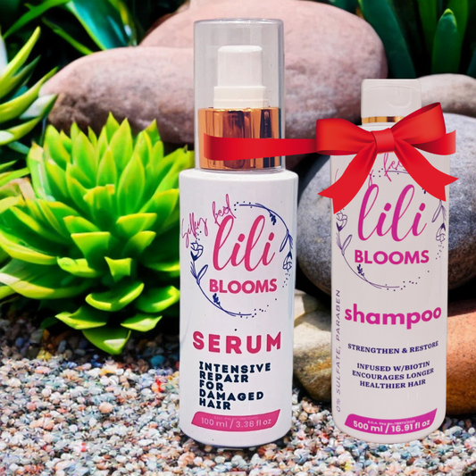 Lili Blooms Silky Feel Serum - Get a 500Ml Shampoo Bottle as a Gift 🎁!