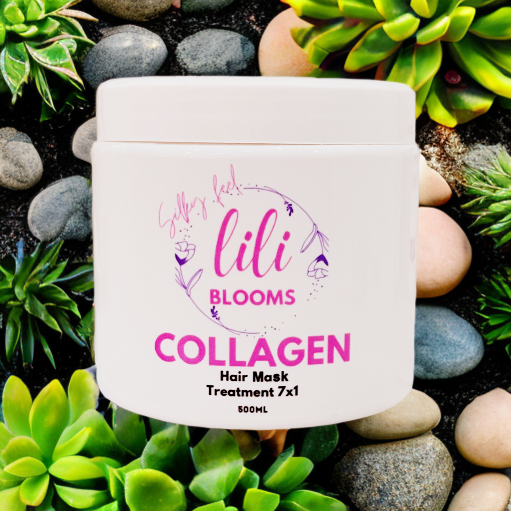 Lili Blooms Collagen Hair Mask Treatment 7x1 + Get a 100ml Serum Bottle as a Gift 🎁!